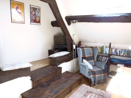 Library Nook at the top of the stairs